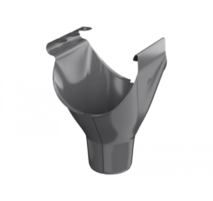 Воронка желоба AquaSystem 125/90 Pural Matt серый RR23
