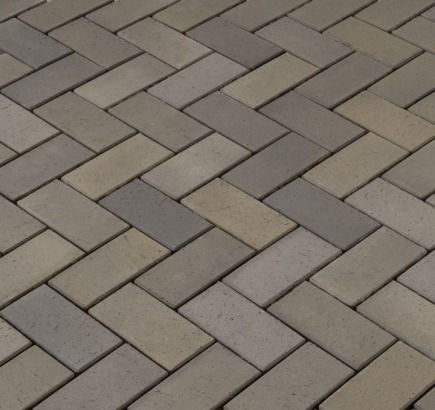 Тротуарная клинкерная брусчатка Vandersanden Leipzing, 200х100х52 мм