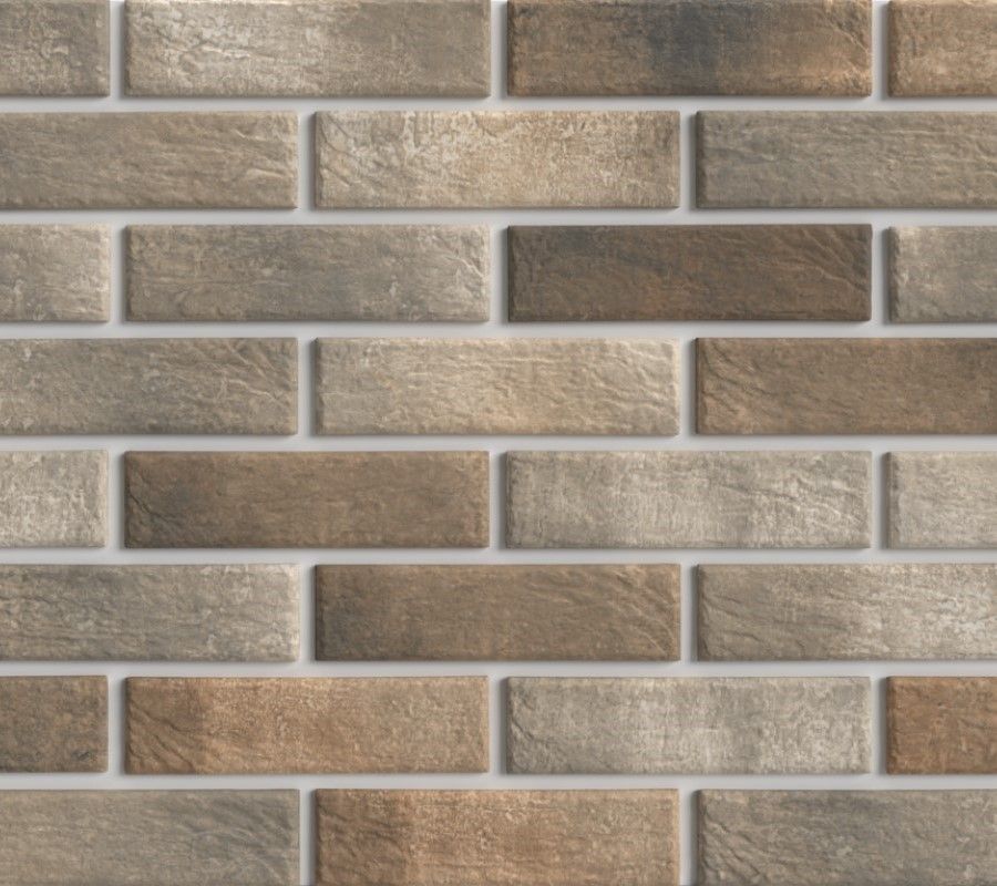 Фасадная термопанель ППC 40 мм с клинкерной плиткой BestPoint Loft Brick Pepper
