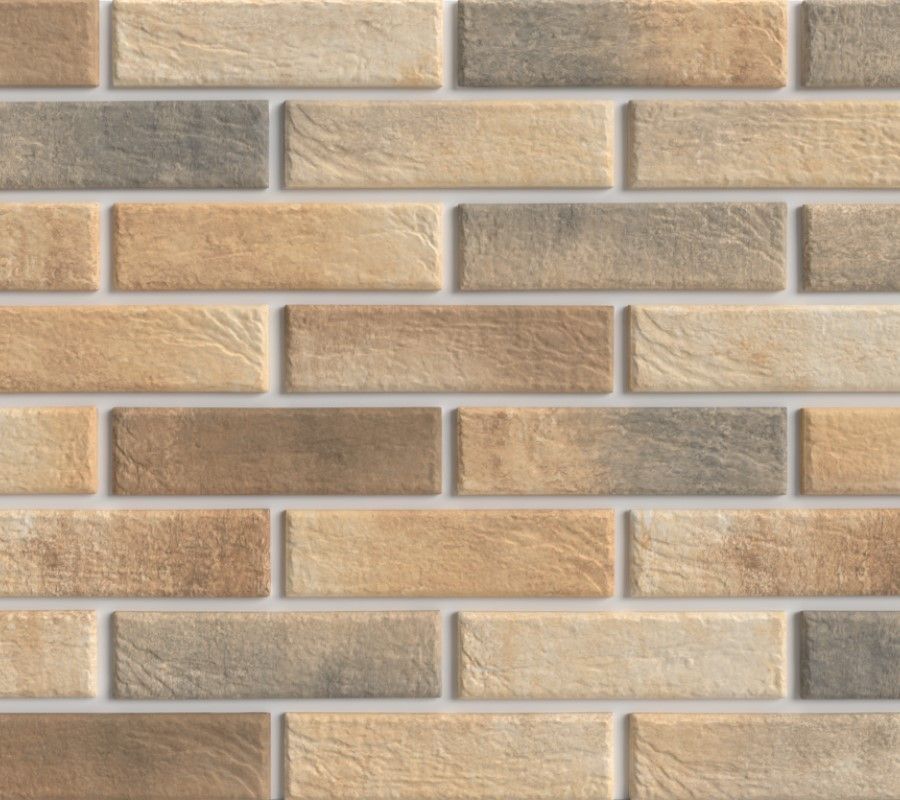 Фасадная термопанель ППC 40 мм с клинкерной плиткой BestPoint Loft Brick Masala