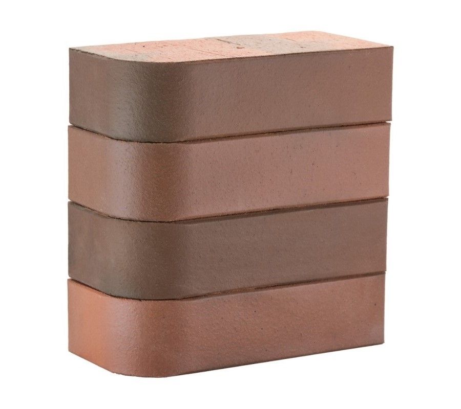 Кирпич облицовочный ЛСР полнотелый красный флэш R-60 одинарный, 250х120х65 мм