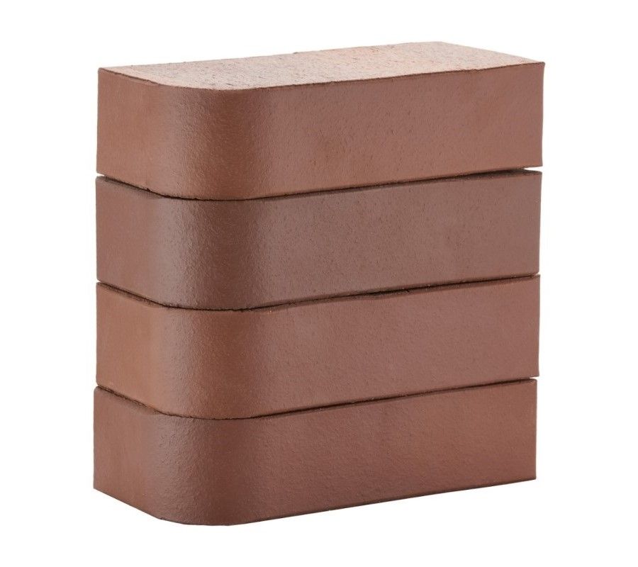 Кирпич облицовочный ЛСР полнотелый коричневый R-60 одинарный, 250х120х65 мм