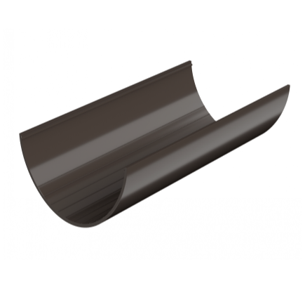 Желоб водосточный ТехноНиколь ПВХ 125/82 темно-коричневый
