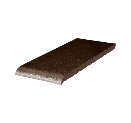 Клинкерный подоконник King Klinker коричневый глазурь (02), 245х120х15 мм