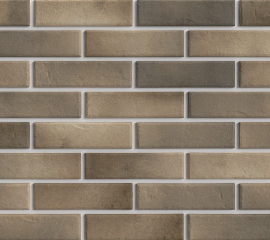 Фасадная термопанель ППC 40 мм с клинкерной плиткой BestPoint Retro Brick Pepper
