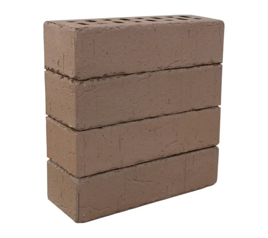 Кирпич клинкерный ЛСР коричневый «Кёльн» винтаж, 250х85х65 мм