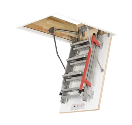 Чердачная лестница металлическая Fakro LMP, 86х144х366 см фото - 1