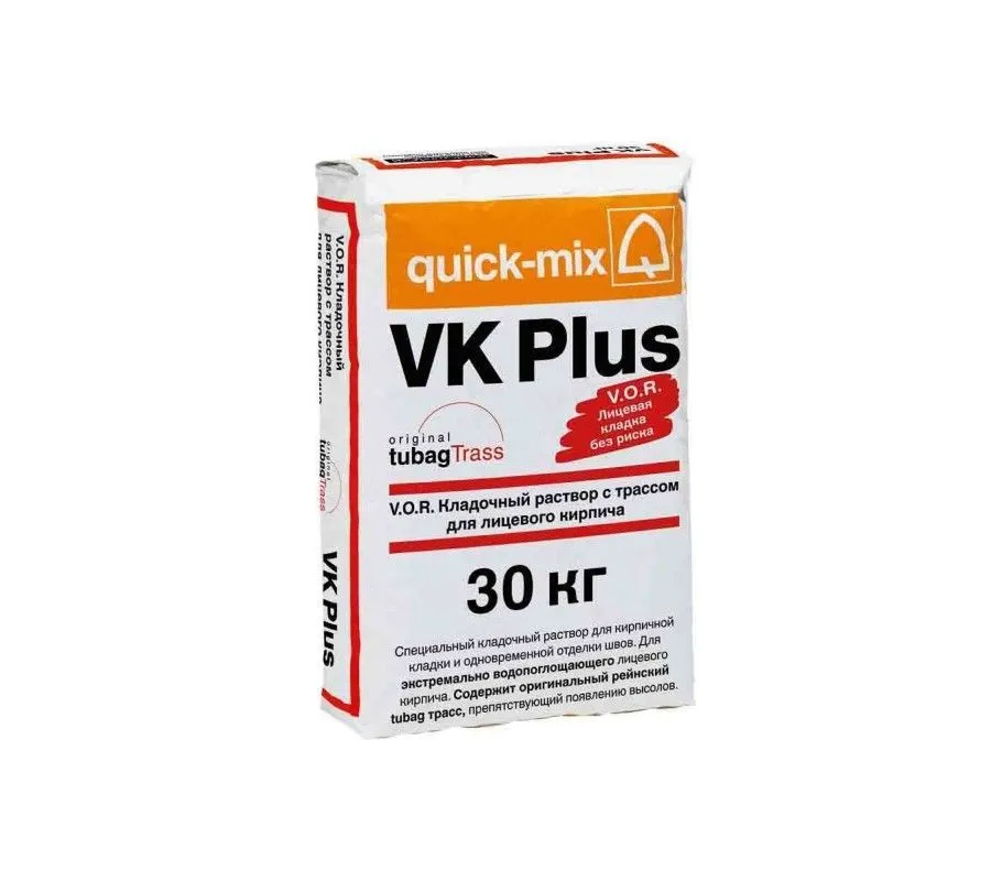 Цветная кладочная смесь Quick-mix VK plus алебастрово-белый, 30 кг
