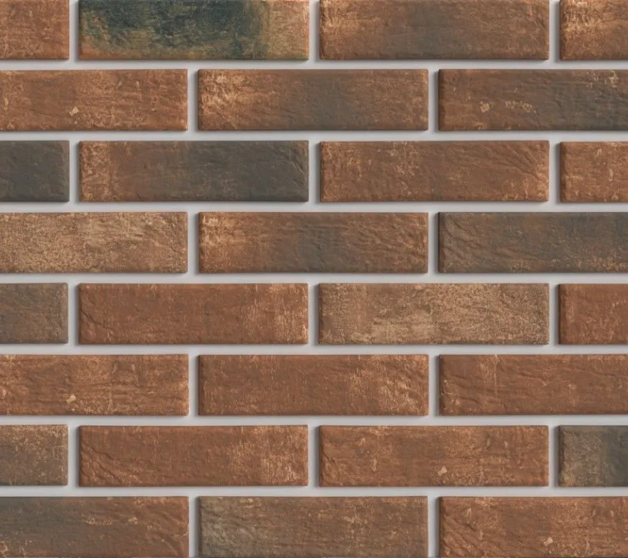 Фасадная термопанель ППC 40 мм с клинкерной плиткой BestPoint Loft Brick Chili
