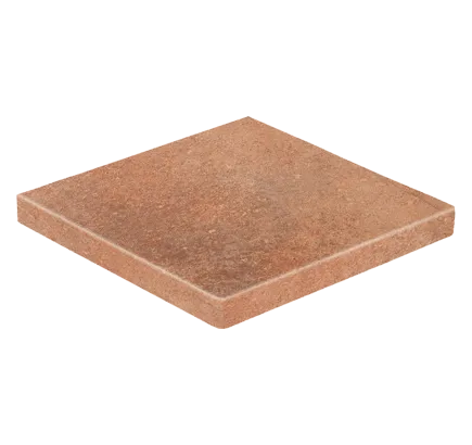 Клинкерная ступень прямоугольная угловая Stroeher Aera 755 camaro, 340х340 мм