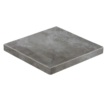 Клинкерная ступень прямоугольная угловая Stroeher Aera 710 crio, 340х340 мм