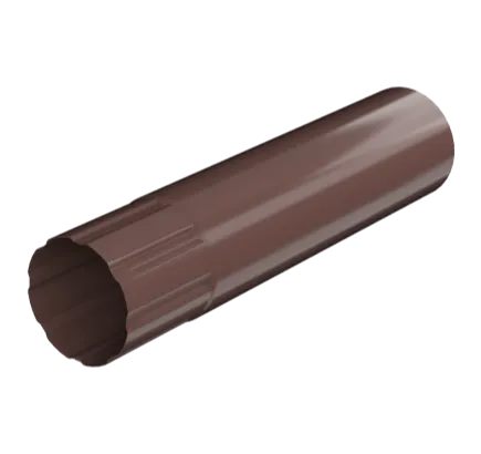 Труба водосточная 1 п.м. ТехноНиколь 125/90 коричневый RAL8017