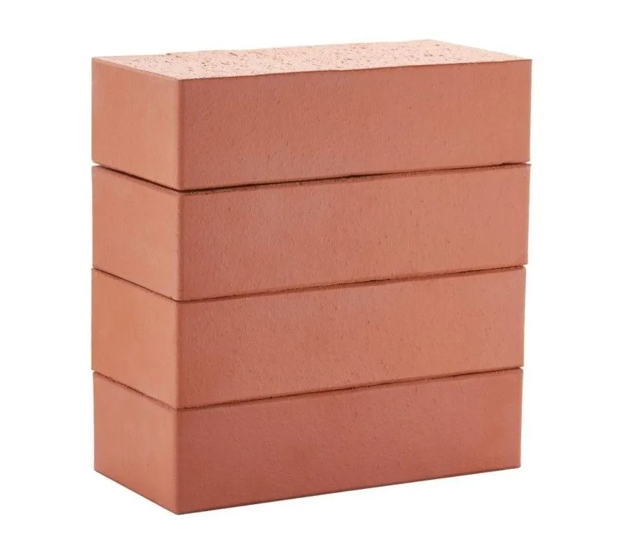 Кирпич облицовочный ЛСР полнотелый красный одинарный, 250х120х65 мм