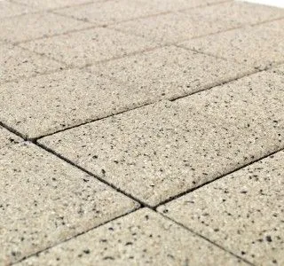 Тротуарная плитка Braer Лувр мрамор, 200х200х60 мм