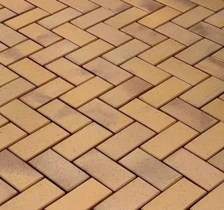 Тротуарная клинкерная брусчатка Vandersanden Pisa, 200х100х52 мм