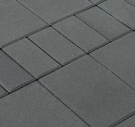 Тротуарная плитка Braer Мозаика серый