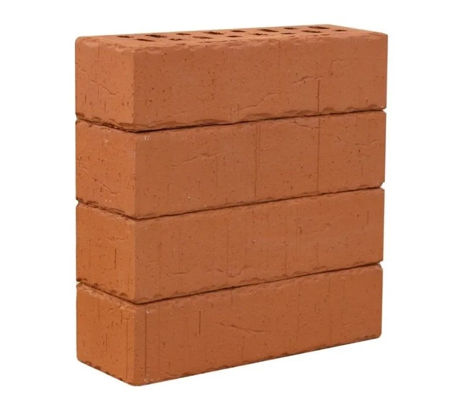 Кирпич клинкерный ЛСР темно-красный «Амстердам» винтаж, 250х85х65 мм