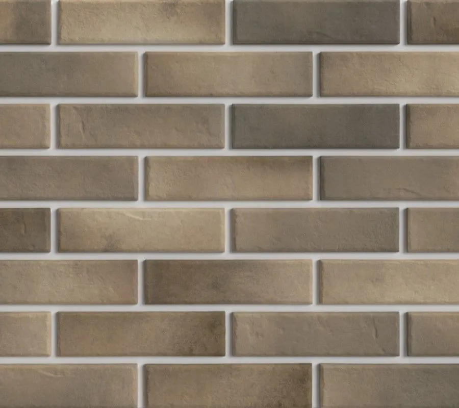 Фасадная термопанель ППC 40 мм с клинкерной плиткой BestPoint Retro Brick Pepper